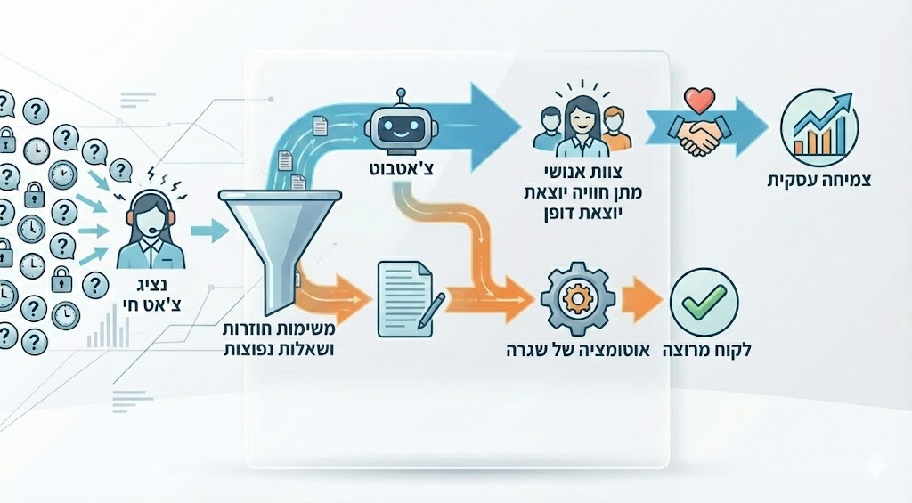 אוטומציה של צ'אט בוט